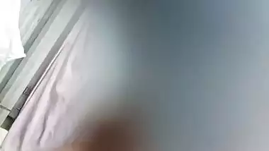 Outdoor nude bath video update of viral busty MILF
