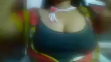 Pooja Playing with Her Boobs