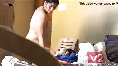 Busty Indian Aunty Caught While Changing Clothes