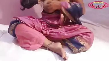 Indian couple playing roleplay of first night...