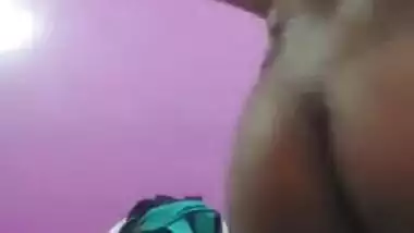 Desi teen is young and naive exposing XXX boobies on camera for fans