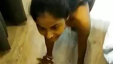 Desi slave girl sucking big dick of master