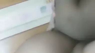 Desi wife enjoys double penetration in her ass and pussy