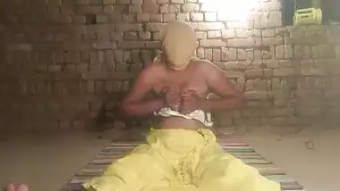 Indian Mom Makes Son Cum In Panties Before Work