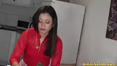 Niksindian porn showing hot kamwali sex