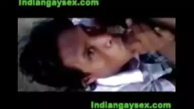 Indian Gay boy sucking dick and eating cum in open