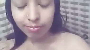 Desi girl with nose piercing wants to show how big her porn soul is