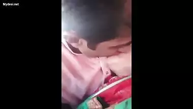 beautiful bhabhi with lover in car