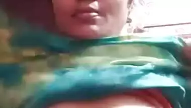 Nude XXX selfie with busty Desi fatty playing with tits and vagina