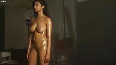 Shanaya Hot Babe With Oil
