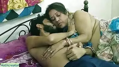 Desi stepmom fucking with teen stepson! Father dont know anything