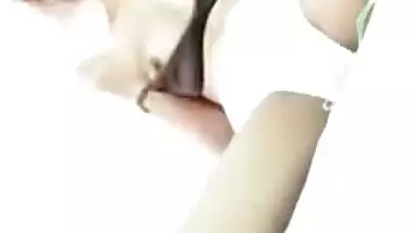 Cute Girl Fingering Pussy On Selfie Cam