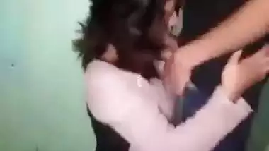 Girl Giving BJ To BF Infront Of His Friend