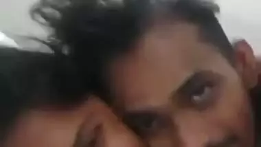 MMS video where Desi girl blows mustached boyfriend's XXX finger