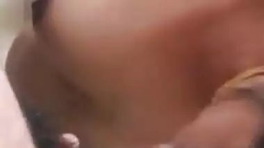 Tamil wife cum on boobs POV video MMS