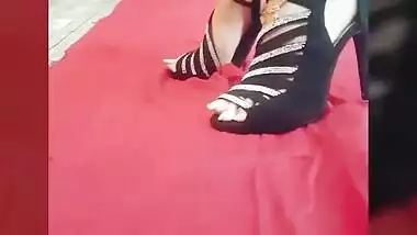 Indian High heels fetish