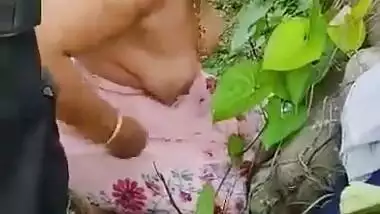 Assamese wife caught fucking outdoors