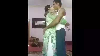 Desi aunty could not resist when her son bangs her