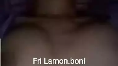 Cute Bangla Girl Showing boobs on VC