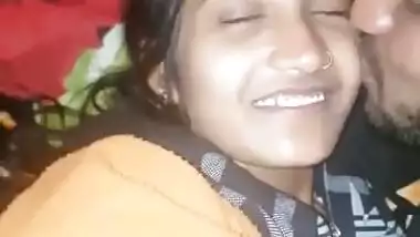 Cute College Girl Getting Cosy under the Blanket with Jaat Bf