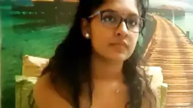 Hot Cute Desi Aunty on Cam Chat Standing and Removing Her Panty and Show her Lovely Ass