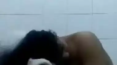 Teen Desi cutie makes XXX video showing off her big bouncing tits