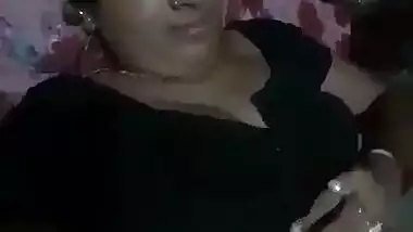 Bengali Boudi showing her boobs and pussy