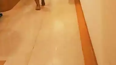 Huge Boobs In Indian Chubby Girlfriend Walks In Slow Motion Sensual Showing Her Huge Cleavage