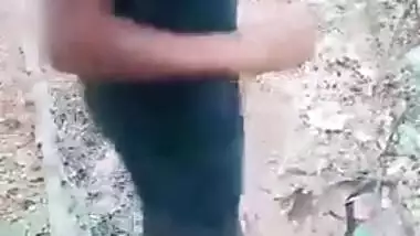 Desi village Randi Bhabhis outdoor fucking with local boy, leak mms porn