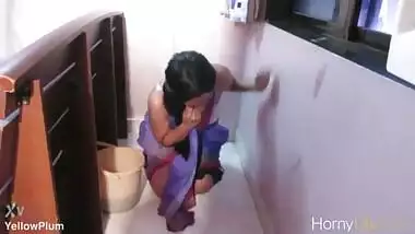 Big Boobs Tamil Maid With Cleaning House While Getting Filmed Naked In Indian Desi Porn