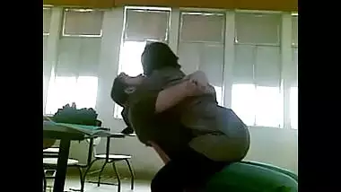Hot college desi girl having sex inside classroom
