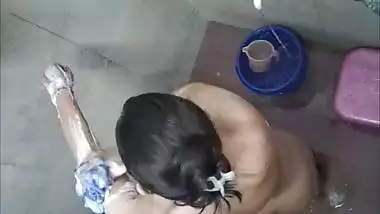 Office colleague naked bathing top angle viral MMS