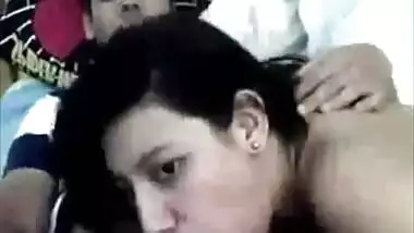 Indian Sister Sucks Cock In Front Of Webcam