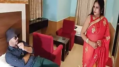 A Desi Wife Working in a Hotel Submitted to a Strong Man