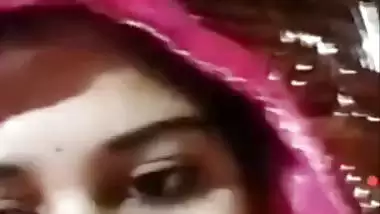 Beautiful lips Bengali girl showing boobs and pussy