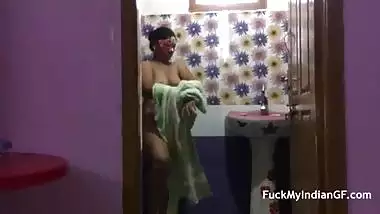 Indian Wife After Shower Drying Asking Her Man To Have Sex After After Periods