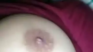 Desi girl Shows her Big Boobs on VC
