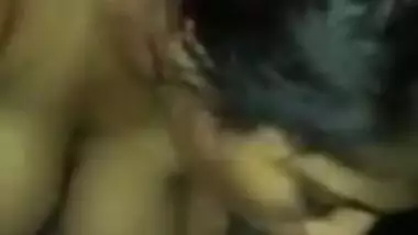 INDIAN BOOBY GIRL SUCKING A BIG COCK