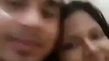 Girlfriend boob play in viral Bengali sex video