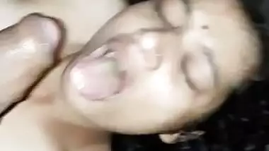 Indian big cock blowjob sex video with wife