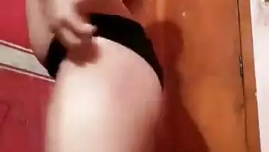 Lonely sexy hot Desi girl striptease show